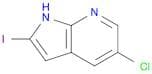 1H-Pyrrolo[2,3-b]pyridine, 5-chloro-2-iodo-