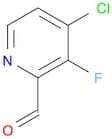 2-Pyridinecarboxaldehyde, 4-chloro-3-fluoro-