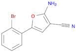 2-Amino-5-(2-bromophenyl)furan-3-carbonitrile