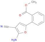 Methyl 2-(5-amino-4-cyano-2-furyl)benzoate