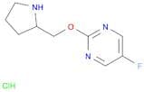 5-Fluoro-2-(pyrrolidin-2-ylmethoxy)pyrimidine hydrochloride