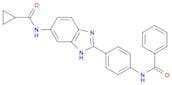 Benzamide, N-[4-[6-[(cyclopropylcarbonyl)amino]-1H-benzimidazol-2-yl]phenyl]-