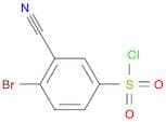 Benzenesulfonyl chloride, 4-bromo-3-cyano-
