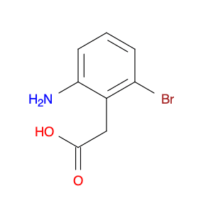 Benzeneacetic acid, 2-amino-6-bromo-