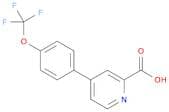 4-(4-Trifluoromethoxyphenyl)picolinic acid