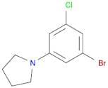 Pyrrolidine, 1-(3-bromo-5-chlorophenyl)-