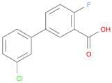 5-(3-Chlorophenyl)-2-fluorobenzoic acid