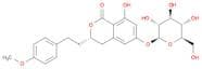 (3S)-6-(β-D-Glucopyranosyloxy)-3,4-dihydro-8-hydroxy-3-[2-(4-methoxyphenyl)ethyl]-1H-2-benzopyran-…