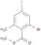 Benzoic acid, 2-bromo-4-fluoro-6-methyl-, methyl ester