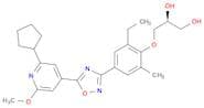 1,2-Propanediol, 3-[4-[5-(2-cyclopentyl-6-methoxy-4-pyridinyl)-1,2,4-oxadiazol-3-yl]-2-ethyl-6-met…