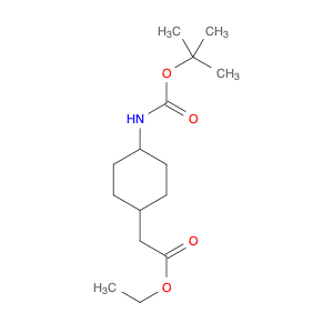 Cyclohexaneacetic acid, 4-[[(1,1-dimethylethoxy)carbonyl]amino]-, ethyl ester