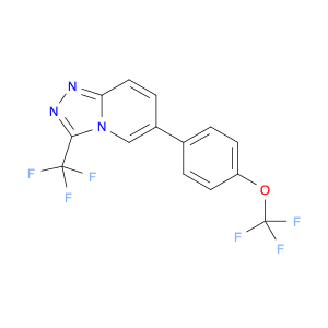 1,2,4-Triazolo[4,3-a]pyridine, 6-[4-(trifluoromethoxy)phenyl]-3-(trifluoromethyl)-