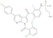 1-Propanesulfonamide, N-[3-[[5-(4-chlorophenyl)-1-(2,6-dichlorobenzoyl)-1H-pyrrolo[2,3-b]pyridin-3…
