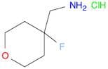 2H-Pyran-4-methanamine, 4-fluorotetrahydro-, hydrochloride (1:1)