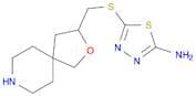 1,3,4-Thiadiazol-2-amine, 5-[(2-oxa-8-azaspiro[4.5]dec-3-ylmethyl)thio]-