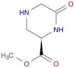 2-Piperazinecarboxylic acid, 6-oxo-, methyl ester, (2R)-