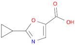 5-Oxazolecarboxylic acid, 2-cyclopropyl-
