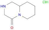 4H-Pyrido[1,2-a]pyrazin-4-one, octahydro-, hydrochloride (1:1)