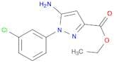 Ethyl 5-amino-1-(3-chlorophenyl)-1H-pyrazole-3-carboxylate