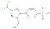 4-Oxazolemethanol, 2-(dichloromethyl)-4,5-dihydro-5-[4-(methylsulfonyl)phenyl]-
