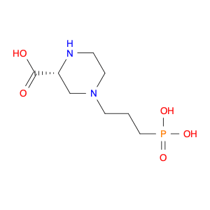 2-Piperazinecarboxylic acid, 4-(3-phosphonopropyl)-, (2R)-