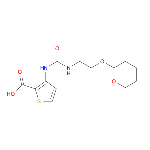3-[[[[2-[(Tetrahydro-2H-pyran-2-yl)oxy]ethyl]amino]carbonyl]amino]-2-thiophenecarboxylic Acid