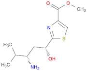 Methyl 2-((1R,3S)-3-amino-1-hydroxy-4-methylpentyl)thiazole-4-carboxylate