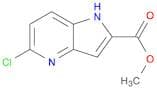 1H-​Pyrrolo[3,​2-​b]​pyridine-​2-​carboxylic acid, 5-​chloro-​, methyl ester
