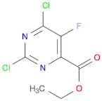 4-Pyrimidinecarboxylic acid, 2,6-dichloro-5-fluoro-, ethyl ester