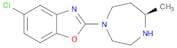 Benzoxazole, 5-chloro-2-[(5R)-hexahydro-5-methyl-1H-1,4-diazepin-1-yl]-