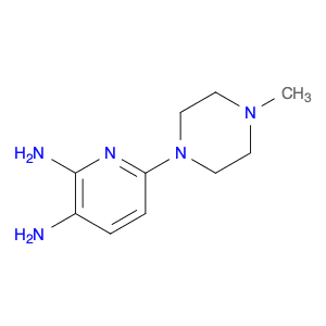2,3-Pyridinediamine, 6-(4-methyl-1-piperazinyl)-