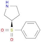 (3R)-3-(benzenesulfonyl)pyrrolidine