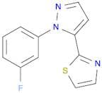 2-(1-(3-Fluorophenyl)-1H-pyrazol-5-yl)thiazole
