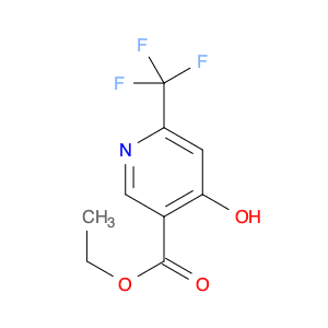 3-Pyridinecarboxylic acid, 4-hydroxy-6-(trifluoromethyl)-, ethyl ester