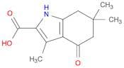 1H-Indole-2-carboxylic acid, 4,5,6,7-tetrahydro-3,6,6-trimethyl-4-oxo-