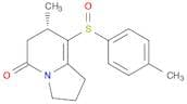 (R)-7-Methyl-8-((S)-p-tolylsulfinyl)-2,3,6,7-tetrahydroindolizin-5(1H)-one
