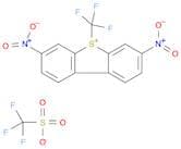 Dibenzothiophenium, 3,7-dinitro-5-(trifluoromethyl)-, 1,1,1-trifluoromethanesulfonate (1:1)