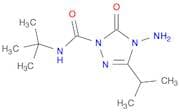 1H-1,2,4-Triazole-1-carboxamide, 4-amino-N-(1,1-dimethylethyl)-4,5-dihydro-3-(1-methylethyl)-5-oxo-