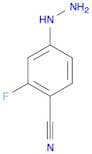 2-Fluoro-4-hydrazino-benzonitrile