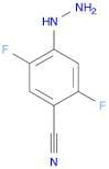 2,5-Difluoro-4-hydrazinylbenzonitrile