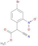 Methyl 2-(4-bromo-2-nitrophenyl)-2-cyanoacetate