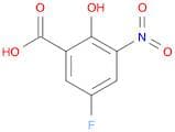 Benzoic acid, 5-fluoro-2-hydroxy-3-nitro-