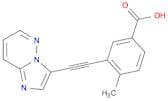 3-(2-(Imidazo[1,2-b]pyridazin-3-yl)ethynyl)-4-methylbenzoic acid