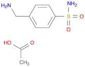 Benzenesulfonamide, 4-​(aminomethyl)​-​, acetate (1:1)