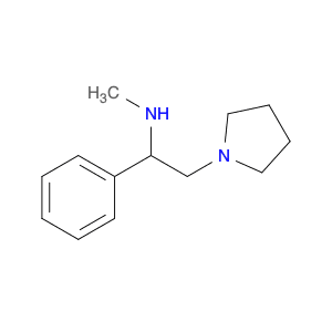1-Pyrrolidineethanamine, N-methyl-α-phenyl-