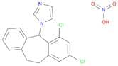 1-(2,4-dichloro-10,11-dihydro-5H-dibenzo[a,d][7]annulen-5-yl)-1H-imidazole nitrate (1:1)