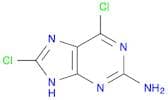 9H-Purin-2-amine, 6,8-dichloro-