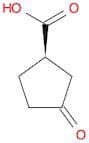 Cyclopentanecarboxylic acid, 3-oxo-, (1R)-