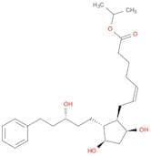5-Heptenoic acid, 7-[(1R,2R,3R,5S)-3,5-dihydroxy-2-[(3R)-3-hydroxy-5-phenylpentyl]cyclopentyl]-, 1…