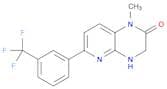 1-Methyl-6-(3-(trifluoromethyl)phenyl)-3,4-dihydropyrido[2,3-b]pyrazin-2(1H)-one